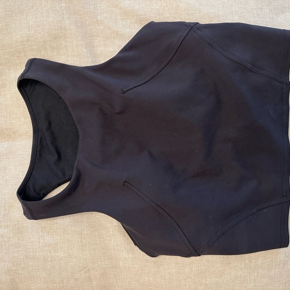LULULEMON Black Sleeveless Crop Top/ Sports Bra